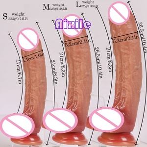 Dildo Anal de Silicona Líquida Suave con Tacto Realista, con Fuerte Ventosa, Estimulador de Juego Vaginal y Anal, Juguete Sexual - Product Image 6