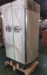 डबल तापमान में एक मशीन गर्म और ठंडे खाद्य पकड़े कैबिनेट बड़े भोज खाद्य गरम ट्राली - Product Image 6