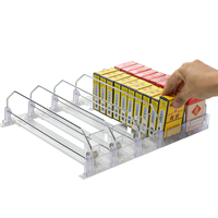 Organisateur de nourriture et de collations, système de gestion intelligent à glissière, distributeur de cigarettes numérique, plateau, séparateur de boissons, étagère, pousseur