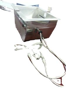 Canal de fenêtre d'argent de fente de reçu de caisse enregistreuse inoxydable de banque avec le clavier d'interphone - Product Image 3