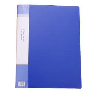 Customized Clear Pockets File A4 Size PP Plastic Display Book A4 Size Refillable File Folder
