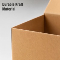 Boîtes en carton ondulé imprimées en gros, cartons ondulés multi-tailles, utilisés pour le transport de commandes commerciales