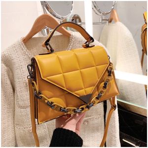 Fashion Luxury Designer Quilted Women Handbag <b>Ladies</b> Chain PU <b>Leather</b> Shoulder Crossbody <b>Bag</b> Purse Zippered Magnetic Handbag - Product Image 1