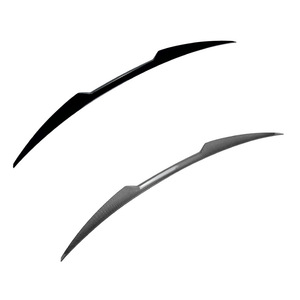 Audi A4 S4 B8 Rear Trunk <b>Wing</b> 2009-2016 Piano <b>Black</b> Carbon Fiber Texture ABS Spoiler Part 910 - Product Image 2