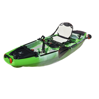 Fabrication professionnelle de kayak à pédales pour une personne avec système de gouvernail