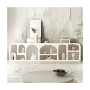 Can supply furniture store simple art rack display storage display decorative cabinet living room white cave Showcase