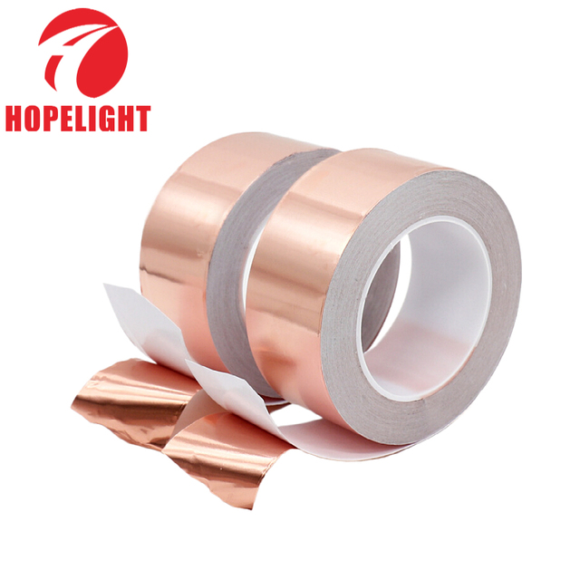 Black Copper Foil Tape with Conductive Adhesive for Guitar with Sided Earthing