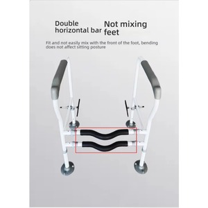 Adjustable Height Anti-Slip Handrails for Elderly Pregnant Women-Cross-Border Punch-free Bathroom Safety Equipment for <b>Bathing</b> - Product Image 3