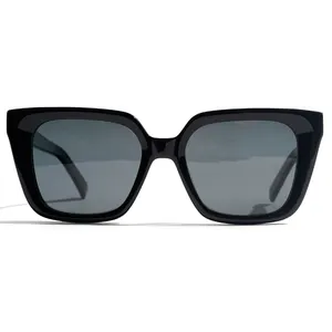 نظارة شمسية على أحدث صيحة من Finion 2023 نظارة شمسية عصرية سوداء y2k للنساء