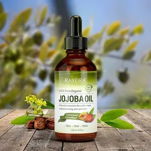 Private Label Wholesale Organic Jojoba Oil For Face Skin Hair Moisturizing 100% Pure Jojoba Oil