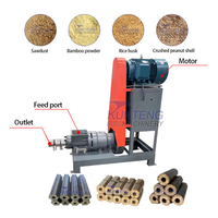 Machines à vis pour la fabrication de balle de riz, de briquettes d'herbe et de biomasse, extrudeuse presse à chaud pour sciure de bois ligne complète