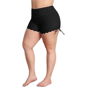 FOXA Short de bain taille haute pour femme, coupe boyleg, avec volants - Product Image 1