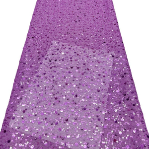 <span class=keywords><strong>Tissu</strong></span> de dentelle de marié de luxe haut de gamme, broderie française, <span class=keywords><strong>tissu</strong></span> de sequins africain nigérian <span class=keywords><strong>au</strong></span> <span class=keywords><strong>mètre</strong></span> - Product Image 5