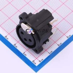 DIN-323HAP XLR Connector Through hole Component (THT) Connector - Product Image 1