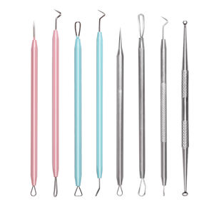 Double extrémité en acier inoxydable aiguille d'acné soins <span class=keywords><strong>de</strong></span> beauté du visage <span class=keywords><strong>points</strong></span> <span class=keywords><strong>noirs</strong></span> éliminer les boutons <span class=keywords><strong>points</strong></span> <span class=keywords><strong>noirs</strong></span> tête noire <span class=keywords><strong>points</strong></span> comédons ensemble d'outils d'<span class=keywords><strong>extraction</strong></span> - Product Image 1