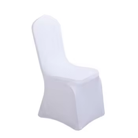Couleur personnalisée Prix le plus bas Housses de chaises de mariage extensibles en spandex universel Décoration de fête Housse de chaise pour événements