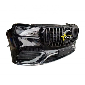 กันชนรถยนต์สำหรับเมอร์เซเดส-เบนซ์ GLS167 ชุดประกอบแผงหน้ากันชน กระจังหน้าหม้อน้ำ ไฟเบรก - Product Image 2
