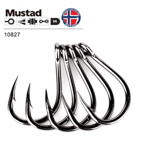 <span class=keywords><strong>Hameçon</strong></span> <span class=keywords><strong>Mustad</strong></span> 10827 en acier à haute teneur en carbone noir, 4x plus résistant, pour la pêche en eau douce et en eau salée, pour le requin - Product Image 1