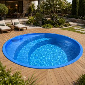 Estructura de Piscina de Plástico Reforzado con Fibra de Vidrio para Proyectos Comerciales de Piscinas de FRP, Piscina de GRP Personalizada - Product Image 1