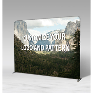 Custom Eco-Friendly Tension Fabric <b>Backdrop</b> Portable Expo Exhibition Booth for Trade Show Exhibit Display <b>Stand</b> - Product Image 1
