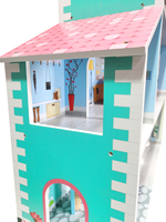 Rumah Boneka Kayu 3D DIY Ukuran Besar Gaya Terbaru 2025 Rumah Boneka Uptown