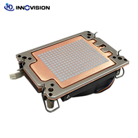 Dissipateur thermique de serveur actif LGA 4189 haute Performance 1U avec refroidisseur de processeur de serveur Cooper Vapor Chamber TDP205W 1U