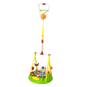 아기 문 Jumperoo 경비원 아기 문 점퍼 새로운 태어난 아기 활동 센터 음악과 조명