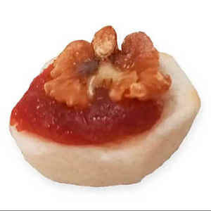 Pastel de Marzipán con Relleno de Cuña, Forma Sólida, Chocolate Amargo de Alta Calidad con Almendras, 300g, Hecho en España - Product Image 1