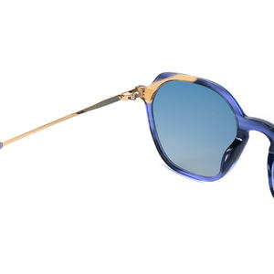 Lunettes de soleil d'extérieur personnalisées avec logo, pour femmes et hommes, marque de luxe, en acétate, UV400, fabricant de lunettes de soleil, design tendance, rectangulaires - Product Image 2