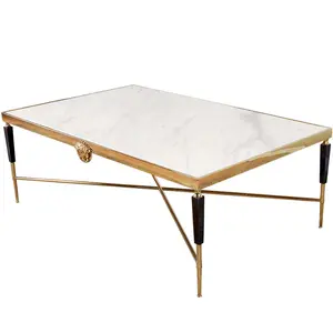 Avrupa tarzı oturma mobilya sehpa modern paslanmaz çelik masa