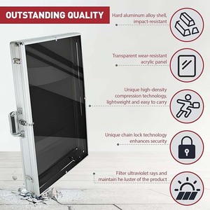 Support de Présentation de Luxe en Acrylique Transparent pour Cartes Gradées – Présentoir de Bureau pour Cartes à Collectionner, Étagère de Rangement, Cadeau pour Collectionneur - Product Image 3