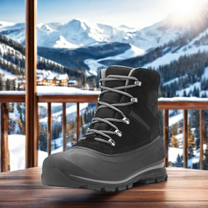 Vendita calda da <span class=keywords><strong>uomo</strong></span> per adulti antiscivolo invernale stivali da neve caldi scarpe di pelliccia all'aperto per la primavera - Product Image 5