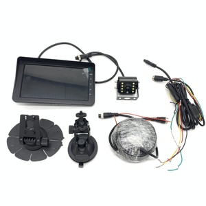 9V-36V 2 canales AHD 1080P + 720P DVR Grabación Ayuda de marcha atrás Sistema de monitoreo de cámara de respaldo para <span class=keywords><strong>Van</strong></span> RV Trailer Truck - Product Image 6