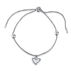 Dylam-pulseras colgantes de plata para mujer, brazaletes de <span class=keywords><strong>Amor</strong></span> sin fin, de fábrica, venta directa, stock completo, tamaño libre - Product Image 1