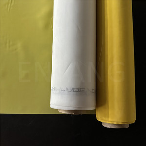 Chất lượng cao tự làm màn hình màu vàng in lụa màn hình khởi động Kit 110 lưới đồng bằng dệt <span class=keywords><strong>Polyester</strong></span> - Product Image 1