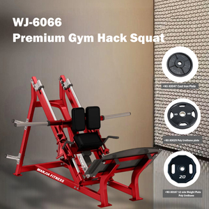 Machine de musculation multi-stations à charge par disques, Hack Squat et Leg Press 2-en-1, Meilleure vente à <span class=keywords><strong>prix</strong></span> avantageux - Product Image 6