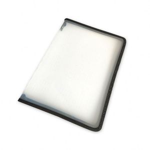 Sac de rangement pour documents A4 en PP transparent avec fermeture éclair, imprimé avec logo personnalisé, couleurs assorties, pour usage scolaire - Product Image 4