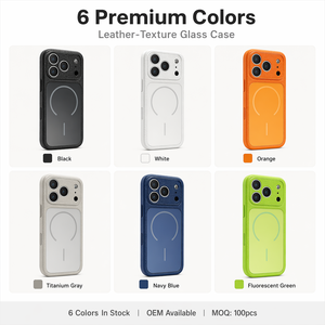 Funda Magnética para Teléfono con Diseño de Grano de Vidrio Multicolor, Carcasa Protectora Rígida de PC Antihuellas para <span class=keywords><strong>iPhone</strong></span> 15 Pro Max, Pedidos al por Mayor - Product Image 2