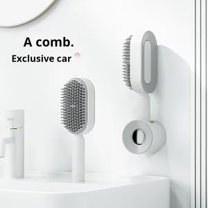 Brosse à cheveux massante à coussin d'air, design de nettoyage amélioré par pression, poils en nylon, manche en plastique, 4G, pour femmes aux cheveux longs, massage du <span class=keywords><strong>cuir</strong></span> <span class=keywords><strong>chevelu</strong></span>, Guangzhou - Product Image 4