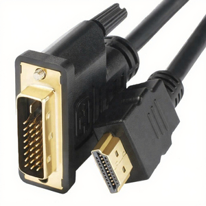 Dajiang OEM 1.8m 6FT 1080P <span class=keywords><strong>DisplayPort</strong></span> <span class=keywords><strong>VGA</strong></span> Cáp 15pin đen mạ vàng chuyển đổi bộ chuyển đổi 5mm bên ngoài Braid DP nam <span class=keywords><strong>VGA</strong></span> Nam - Product Image 3