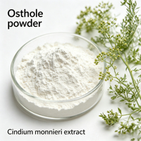 Poudre pure d'osthol 98% d'usine, extrait de Cnidium Monnieri de qualité alimentaire, en vrac, pour la vitalité masculine, échantillon gratuit