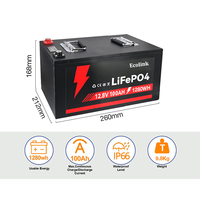 Paket Baterai Lithium LiFePO4 Solid State 12V 200Ah 300Ah 400Ah yang Dikustomisasi dengan BMS Terintegrasi Bersertifikasi CE untuk Sepeda Listrik & RV