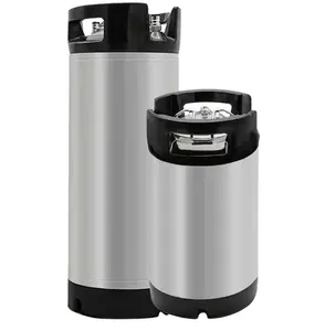 Draft Brewer Cornelius Corny Stainless Steel Dual Rubber Handle Home Brew Keg 5 Gallon 19 Liters Beer Tank Us 20 L Beer Keg