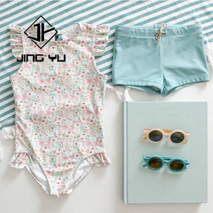 Traje de Baño de Verano para Niños, Anti-UV, Impermeable, Estampado, Personalizado, de Alta Calidad, Shorts de Nailon - Product Image 3