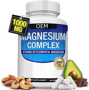 Giá bán buôn magiê phức tạp viên nang tùy chỉnh magiê viên nang rau biển magiê - Product Image 1