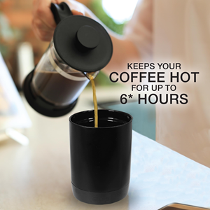 Calentador de Tazas 2 en 1, Posavasos Calefactor Inteligente Termostático para Café, Leche, Té, con Carga Inalámbrica por Inducción para Teléfono - Product Image 4