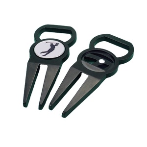 Personalized Custom Size <strong>Golf</strong> Divot Tool Key Bottle Opener Wine <strong>Corkscrew</strong> Nickel Plated Hard Enamel Metal Lid Jar Openers Repair - Product Image 2