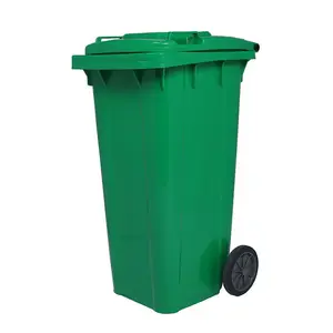 새로운 플라스틱 쓰레기통 240L 쓰레기통 야외 쓰레기통 쓰레기통 뚜껑 판매