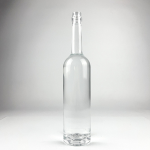 Hot Sales Long Neck Vodka Bottle 500ml 700ml 750ml Empty Liquor Gin Glass Bottle Whiskey Glass with Screw Cap - Product Image 1