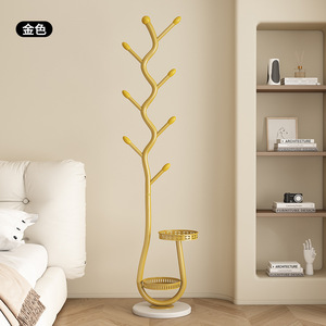 Porte-manteau moderne en métal sur pied pour chambre et salon, mobilier de maison - Product Image 4